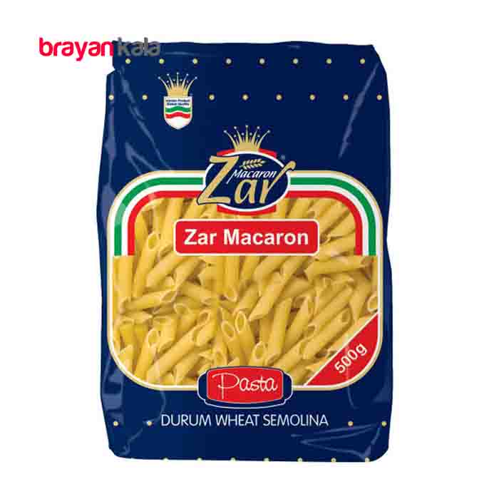 عکس اصلی ماکارونی پنه ریگاته زر ماکارون مقدار 500 گرم